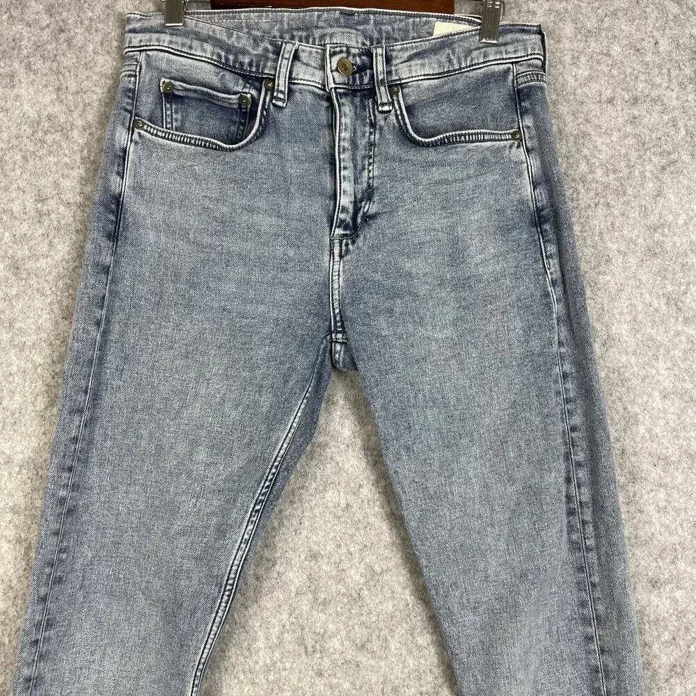 Rag & Bone Jeans Mens 31x32 Fit 1 Skinny Camber Light Wash‎ Mid Rise NWT